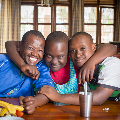 Group portrait from L'Arche community